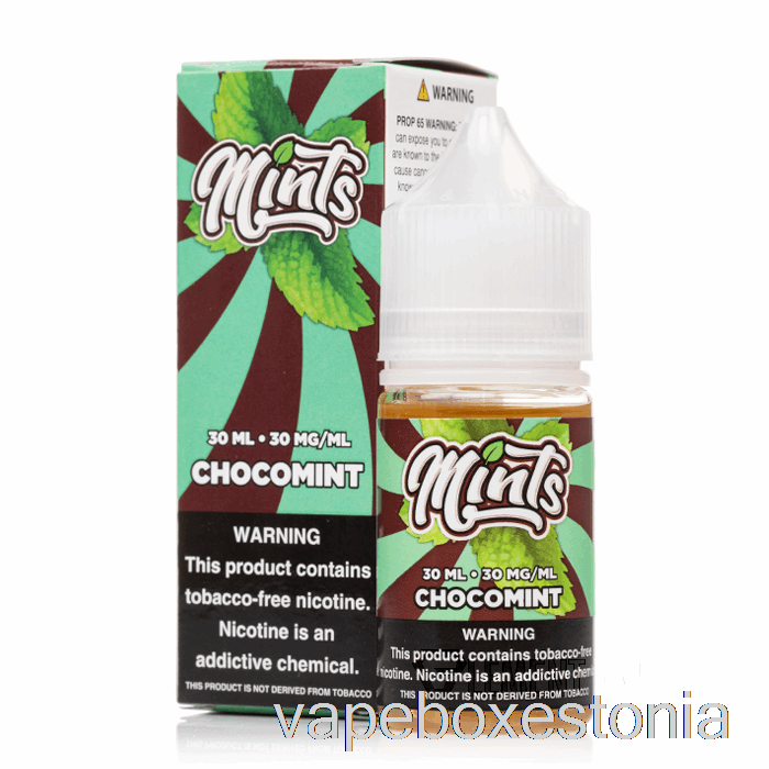 Vape Box Estonia Chocomint Salts - Mints Vape Co - 30ml 30mg